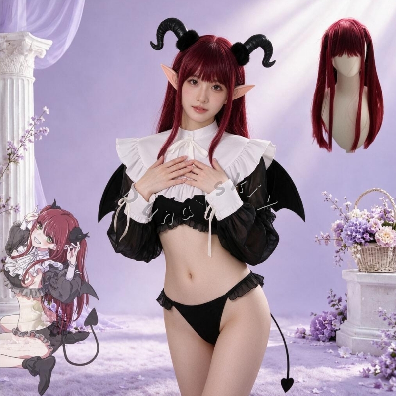 Kitagawa Anime Cosplay - Косплей Лиз, Хэллоуин, кролик-демон, «Моя дорогая»,