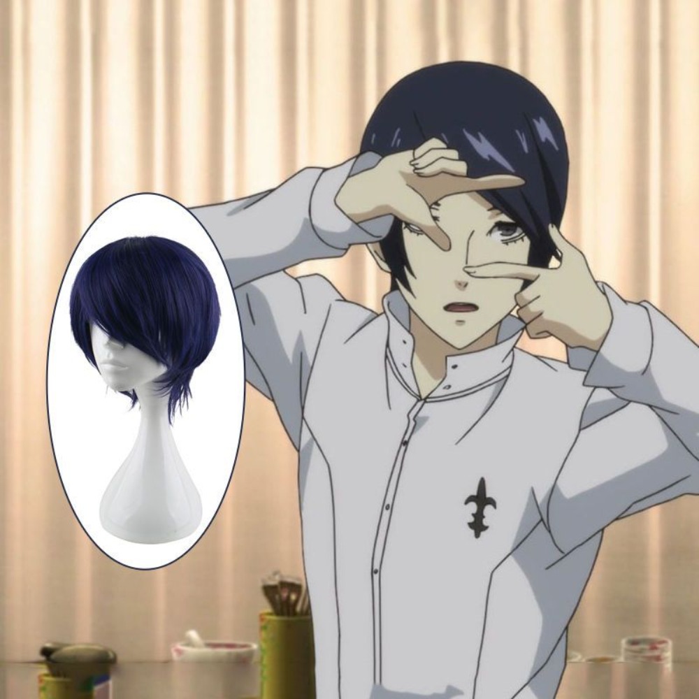 Anime Cosplay Blue Hair - Парик для косплея Persona 5 Fox